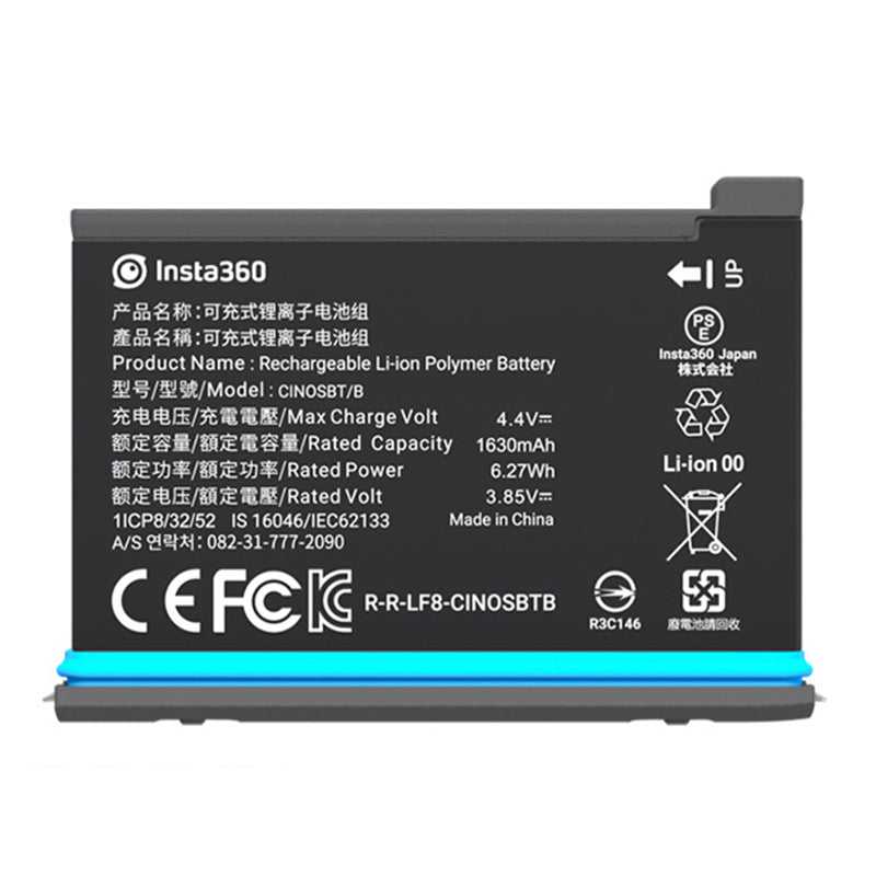 1630mAh OEM Replacement Battery for Insta360 One X2 Action Camera Original Battery Spare Part 1630mAh OEM Replacement Battery for Insta360 One X2 Action Camera Original Battery Spare Part